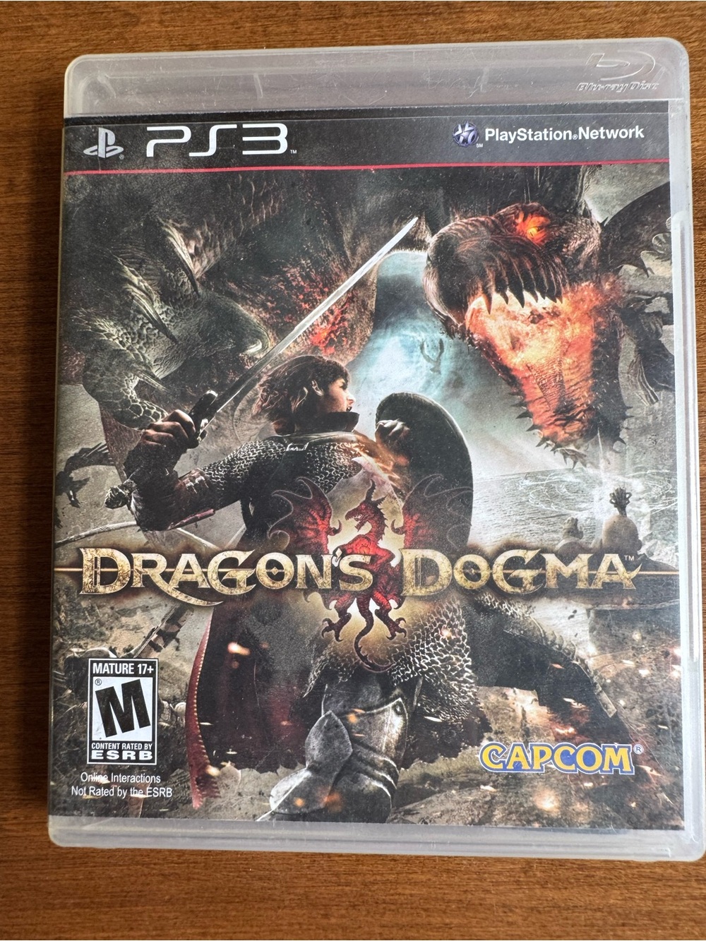 Capcom Dragon's Dogma (PS3) - Black & Brown Cover